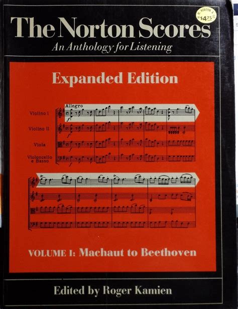 The Norton Scores Volume 1 from Chant to Beethoven Kindle Editon