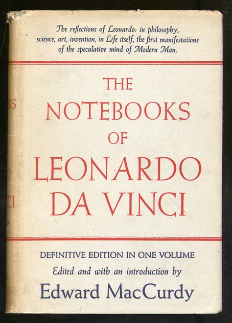 The Notebooks of Leonardo Da Vinci Edited by Edward MacCurdy Doc