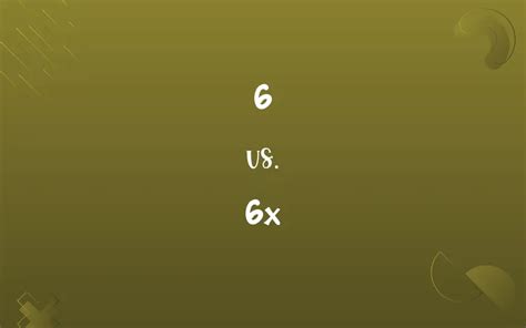 The Numerical Divide: 6 vs. 6x