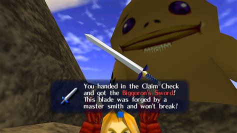 The Ocarina of Time: Biggoron's Sword - The Ultimate Weapon for Link's Quest