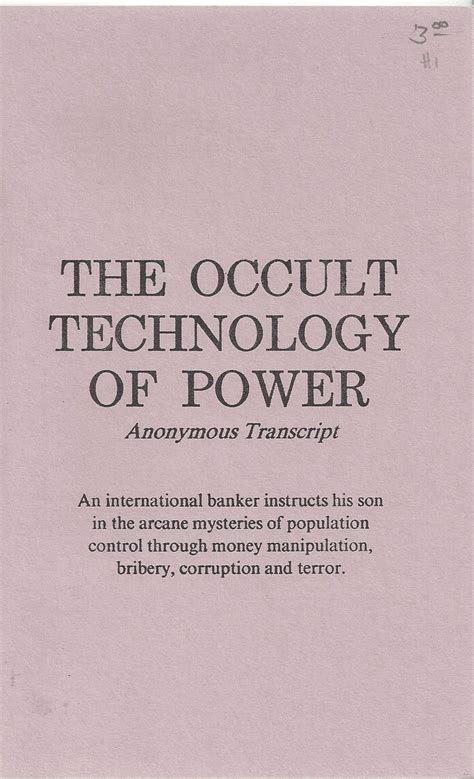 The Occult Technology of Power Ebook Kindle Editon