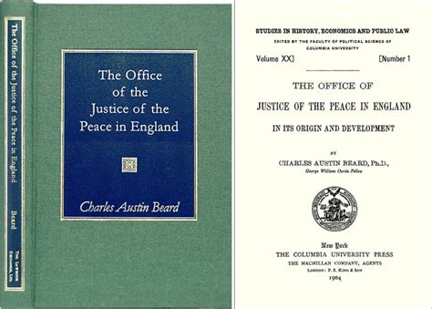 The Office of Justice of the Peace in England In Its Origin and Development 1904 PDF