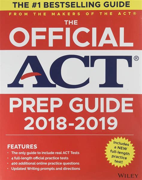 The Official ACT Prep Guide 2018-19 Edition Book Bonus Online Content Kindle Editon