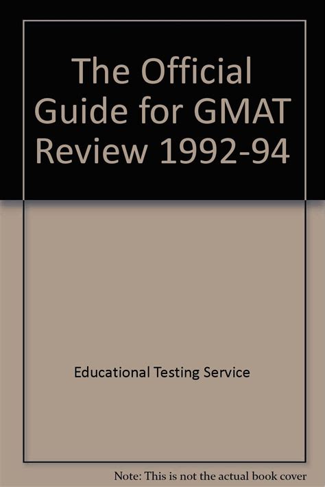 The Official Guide for GMAT Review 1992-94 Kindle Editon