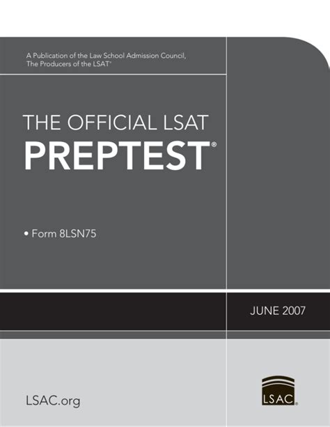 The Official LSAT PrepTest 45 Paperback January 1 2005 Reader