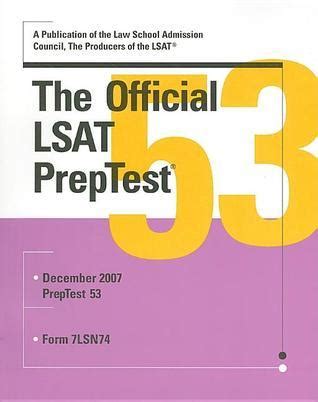 The Official LSAT PrepTest 53 Publisher Law School Admission Council Kindle Editon