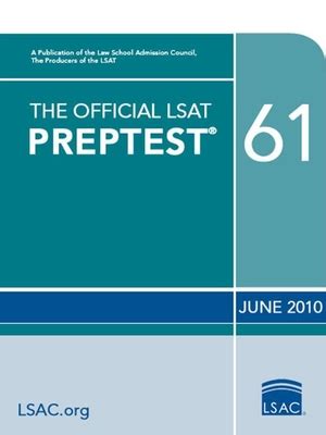 The Official LSAT PrepTest 61 Oct 2010 LSAT Epub