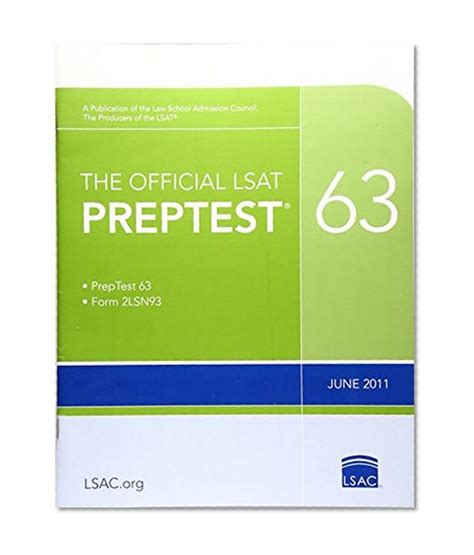 The Official LSAT PrepTest 63 June 2011 LSAT Reader