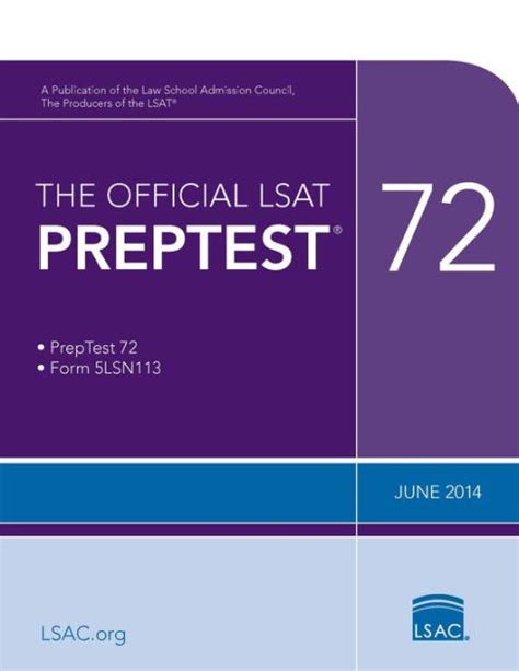 The Official LSAT PrepTest 72 June 2014 LSAT Kindle Editon