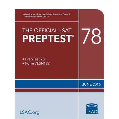 The Official LSAT PrepTest 78 Official LSAT PrepTests Reader