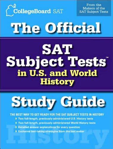 The Official SAT Subject Tests in US and World History Study Guide text only Stg edition by The College Board Epub