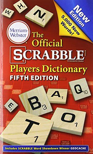 The Official Scrabble Players Dictionary New 5th Edition mass market paperback 2014 copyright Kindle Editon