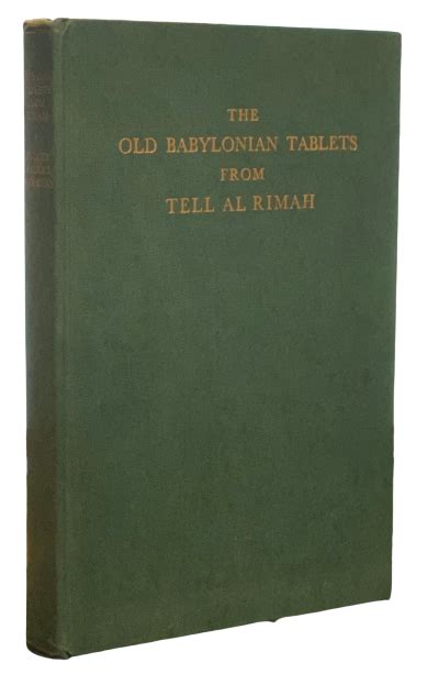 The Old Babylonian Tablets from Tell Al Rimah Doc