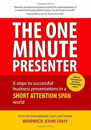 The One Minute Presenter Epub