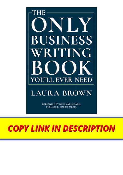 The Only Business Book Youll Ever Need Ebook PDF