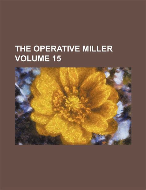 The Operative Miller Volume 26 Kindle Editon