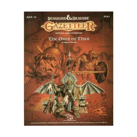 The Orcs of Thar Dungeons Dragons Gazetteer Gaz 10 Ebook Kindle Editon