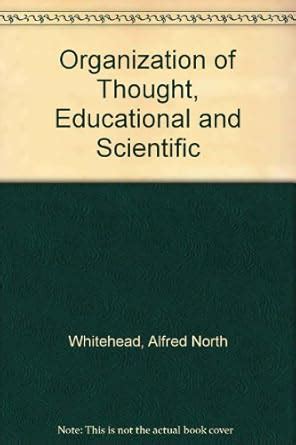 The Organisation of Thought Educational and Scientific PDF