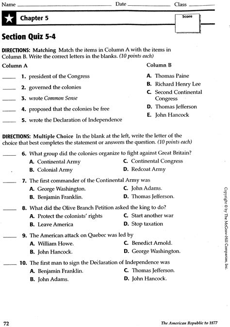 The Organization Of Congress Chapter 5 Worksheet Answers Reader