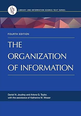 The Organization of Information (Library and Information Science Text Series) Epub