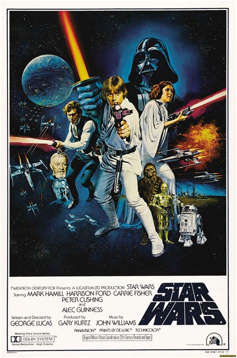 The Original 1977 Star Wars Movie Poster: A Timeless Masterpiece