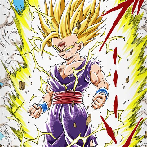 The Origins of Gohan's Red Streak