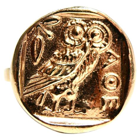 The Owl of Athena: A Symbol of Wisdom and Prosperity in Gold Ring Design