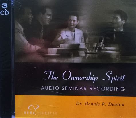 The Ownership Spirit Live Audio Seminar Recording on Cassette Reader