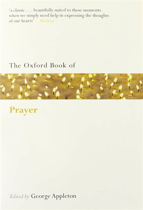 The Oxford Book of Prayer Oxford Books of Prose and Verse Doc