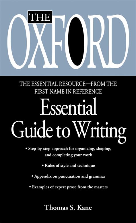 The Oxford Essential Guide to Writing Epub