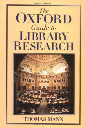 The Oxford Guide to Library Research Reader