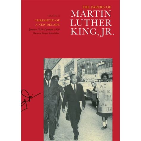 The Papers of Martin Luther King Jr Volume V Threshold of a New Decade January 1959–December 1960 Martin Luther King Papers PDF