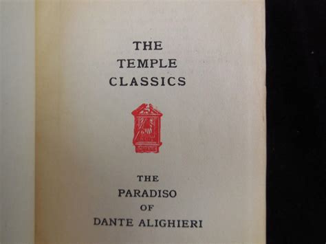 The Paradiso of Dante Alighieri microform The Temple classics Kindle Editon