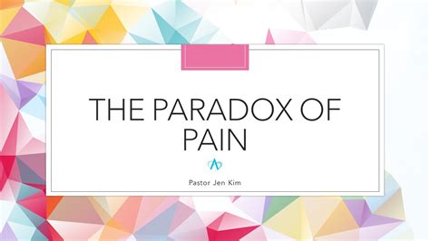 The Paradox of Pain: A Catalyst for Growth