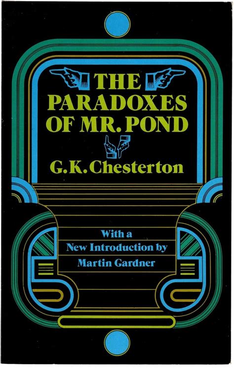 The Paradoxes of Mr Pond Dover Books on Literature and Drama Doc