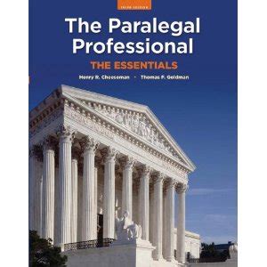 The Paralegal Professional The Essentials 3rd Edition PDF