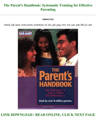 The Parent's Handbook: Systematic Training for Effective Parent Kindle Editon