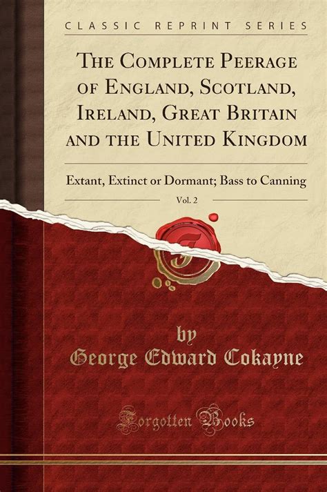 The Peerage of England Scotland and Ireland The Peerage of Scotland PDF