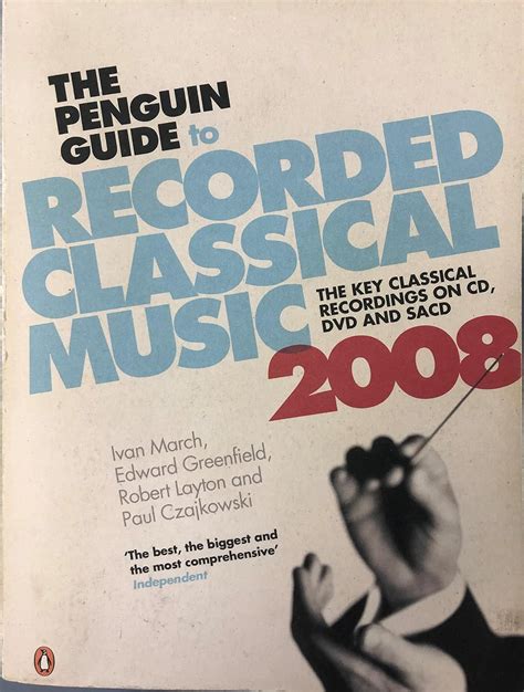 The Penguin Guide to Recorded Classical Music 2008 Ebook Doc