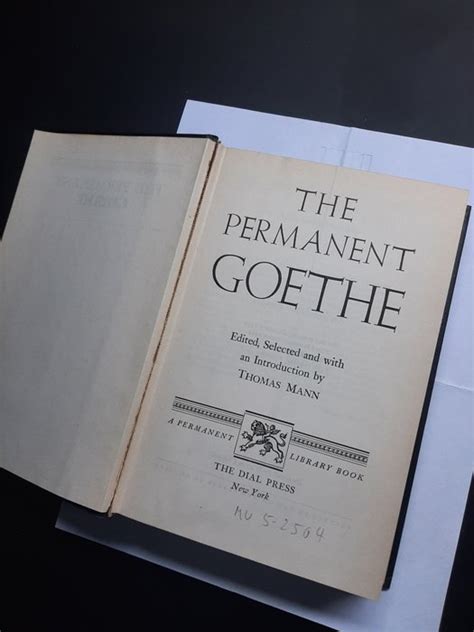 The Permanent Goethe Ebook Kindle Editon