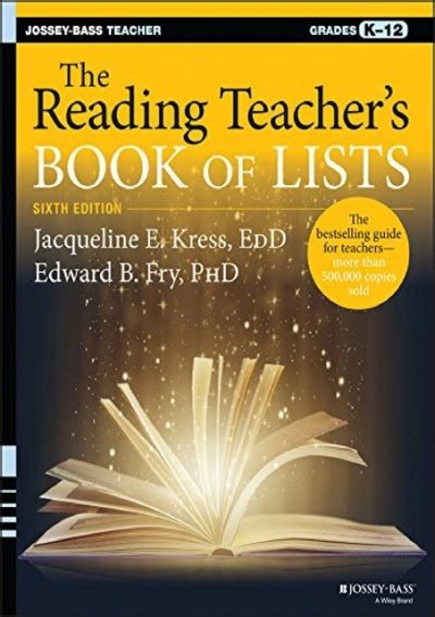 The Physical Education Teacher's Book Of Lists (J-B Ed: Boo Doc