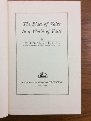 The Place of Value in a World of Facts Epub