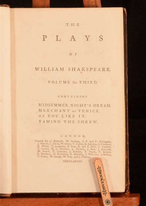 The Plays of William Shakspeare in Ten Volumes with the Corrections and Illustrations of Various Commentators To Which Are Added Notes by Samuel Steevens the Third Edition of 10 Volume 8 Kindle Editon