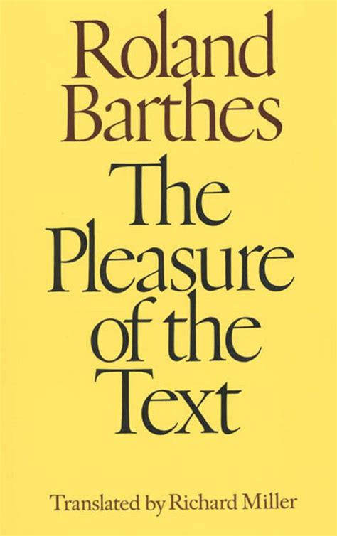 The Pleasure of the Text Reader