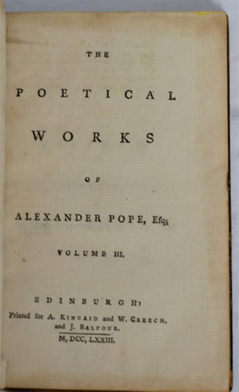 The Poetical Works of Alexander Pope Volume 3 only PDF