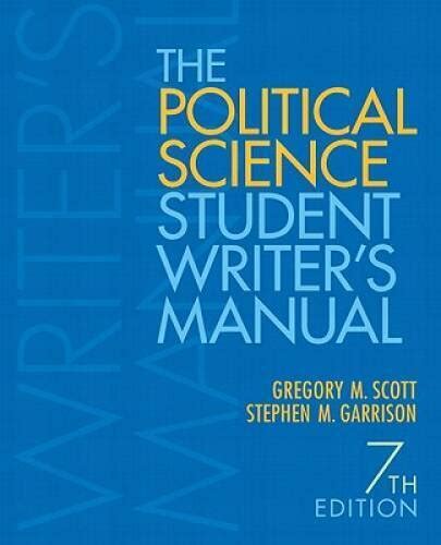 The Political Science Student Writer&amp Epub