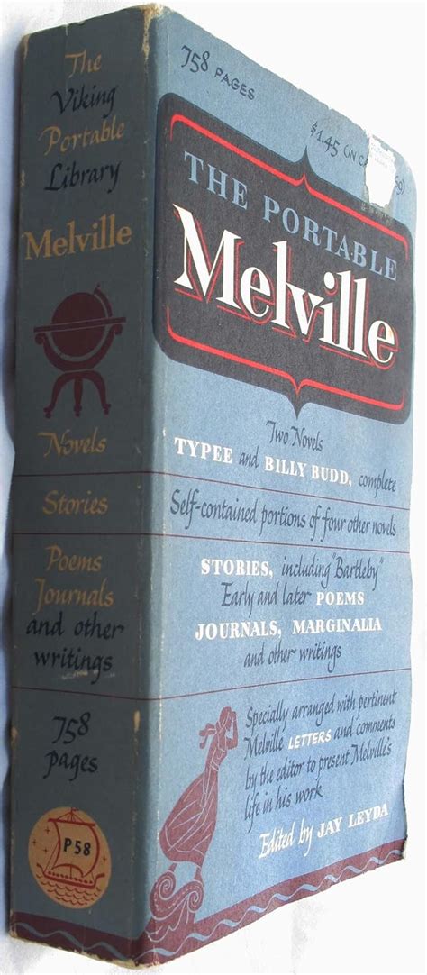 The Portable Melville Two Novels Typee and Billy Budd Complete Self-contained Portions of Four Other Novels Stories Including Bartleby Early and Later Poems Journals Marginalia and Other Writings Epub