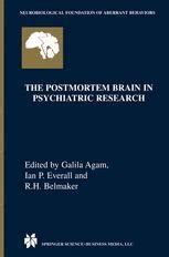 The Postmortem Brain in Psychiatric Research 1st Edition PDF