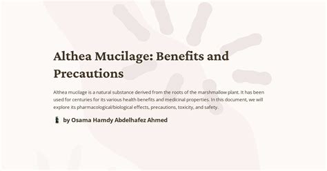 The Power of Althea: A Comprehensive Guide to Its Benefits and Applications