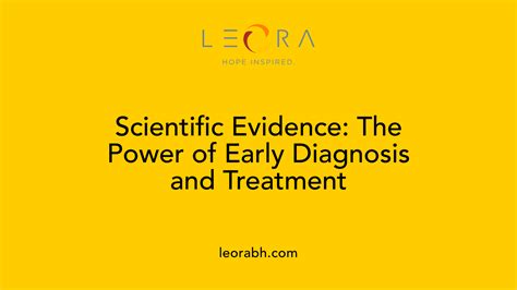 The Power of Early Diagnosis